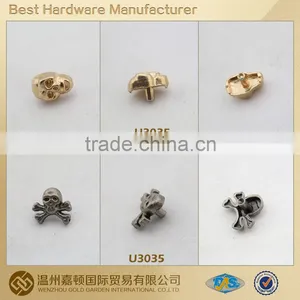Skull Zinc Alloy Hardware Accessories Shoes Belts Garment Apparel Accessories thumbnail-1