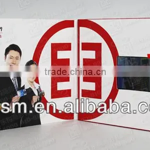 CE Approved 7inch Digital Video Playing Card Paper Brochure Video Paper Card for Gifts thumbnail-1