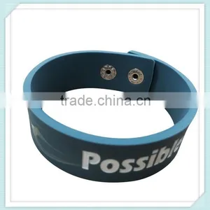 Fashion Bracelet Custom Adjustable Rubber Band Bracelet Maker thumbnail-2