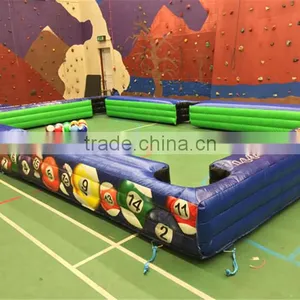 Cheap and Popular Inflatable Billiards Football Games/Indoor Football Snooker Field on Ground/Large Inflatable Snooker Field thumbnail-5