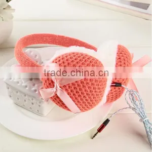 Bowknot Music Earphone Warm Fashion Earmuffs thumbnail-6