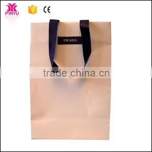 Logo Printing Flat Bottom Kraft Paper Bag for Shopping thumbnail-2