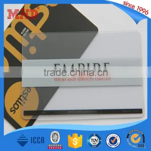 MDP325 Hot Sale Top Quality Custom Transparent Plastic Business Cards thumbnail-4