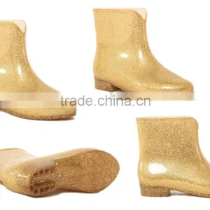 Apricot Color Rain Boots, Fashionable and Comfortable Rain Boots and Safety and Fashionablerain Shoes thumbnail-4