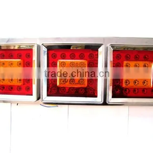 AUTO LED REAR LIGHT FOR TRUCK UNIVERSAL SQUARE TYPE thumbnail-1