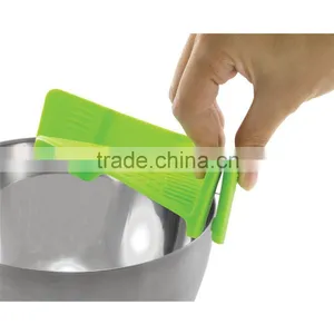 Food Pot Strainer Lid Pasta Kitchen Silicone Strainer thumbnail-3