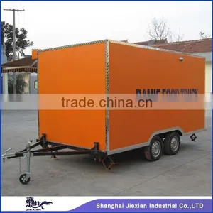 JX-FS400H Shanghai Jiexian Outdoor Mobile Fast Food Truck Trailer With Awning thumbnail-3