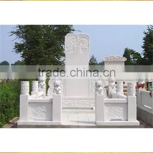 European Style Gravestone,China Nature Stone Tombstone thumbnail-6