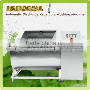 Commercial Automatic One Tank Small Vegetable and Fruit Washer thumbnail-1