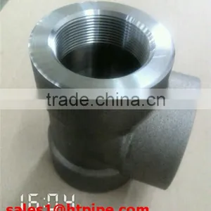 ASTM A182 F22 Threaded Tee ASME B16.11 thumbnail-3