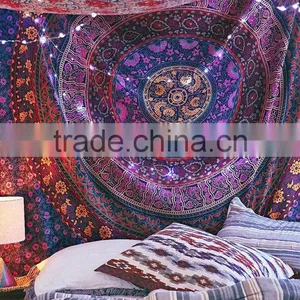 Home Decor Wall Hanging Tapestries Cloth Fabric Ombre Indian Mandala Tapestry thumbnail-3