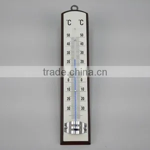 Mahogany Practical Wood Thermometer thumbnail-2