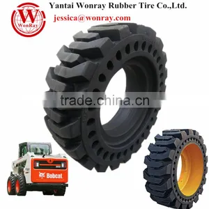 Professional Customized Skidsteer Lift Forklift OTR Solid Tire Rim thumbnail-2