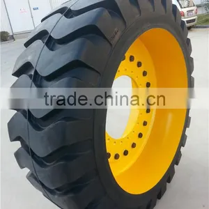 Mining Machine Parts Solid Tyre With Rims 20.5-25 1098x500 Etc. thumbnail-3