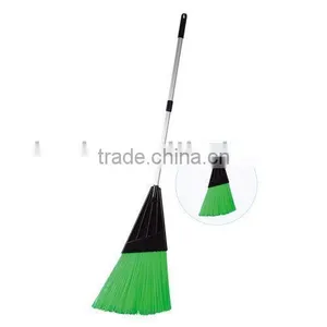 Telescopic Aluminium Broom Ideal for Sweeping Leaves & Garden Debri thumbnail-1