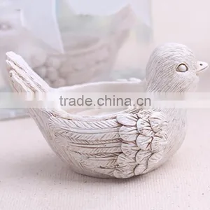 Popular Resin Elephant and Bird Tea Light Candle Holder as Wedding Party Gifts thumbnail-4