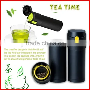 Hot Sell Stainless Steel Creative Inverted Make Tea Double Layers Vacuum Insulated Cup thumbnail-1