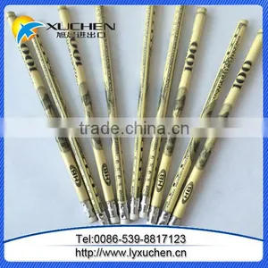 Pencils With Rubber 7 Inch Yellow Wooden Pencil With Eraser thumbnail-6
