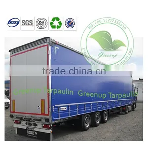 Full Curtain Digital Printing Semi-tailer Side Tarp Curtain for Sale thumbnail-2