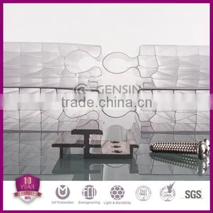 40mm Polycarbonate Sheet/ pc Plug-pattern Sheet/multiwall Polycarboante Sheet thumbnail-5