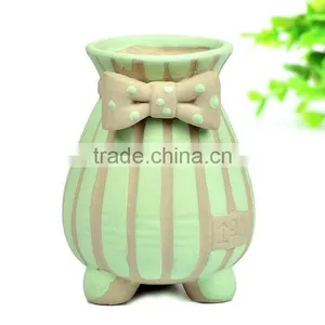 Indoor Decor Small Hand-painted Ceramic Flower Pots for Succulent Plants thumbnail-3