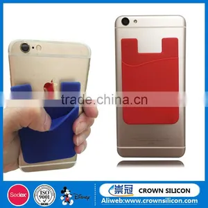 Sedex Certification Factory 3m Adhesive Stickers Silicone Mobile Phone Card Holder thumbnail-5
