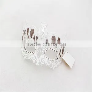 Fashion Sexy White Lace Eye Mask Party Dress Ball Ladies Masquerade Mask thumbnail-3