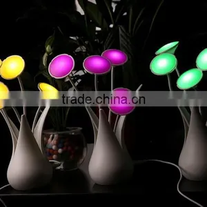 USB Flower Vase Shaped Led Motion Sensor Night Light thumbnail-1