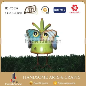 22CM Funny Dancing Bird Figurine Small Metal Letters for Crafts thumbnail-2