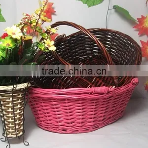 China Factory Directly Supply Latest Wedding Gift Fruit Basket Decoration thumbnail-1