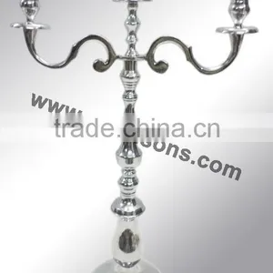 Wedding Candelabra in Silver Finish thumbnail-3