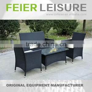 FEIER A6010CH Wicker Personal Coffee Pitcher Dining Set thumbnail-1