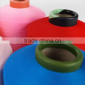 Dope Dyed Color 150D Nylon DTY Yarn PA 6 DTY Yarn 150D/144F For Socks Knitting thumbnail-2