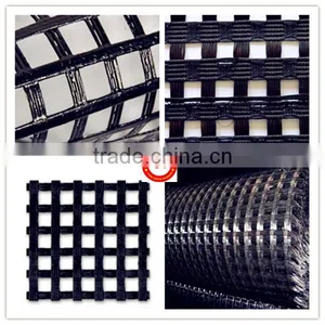 Road Engineering Biaxial Warp Knitted Polyester Geogrid thumbnail-4