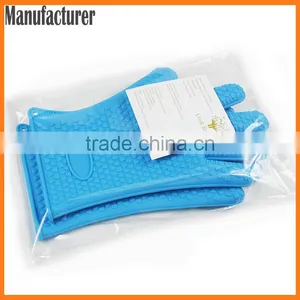 Heat Resistant Home Kitchen Silicone Oven Gloves thumbnail-5