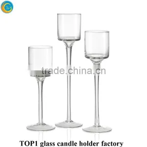 Different Sized Mason Jars Stemmed Glass Votive Candle Holders Wedding thumbnail-1