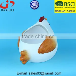 New EASTER Decorations Ceramic Easter Chicken Figurines, Chicken Shaped Pot thumbnail-4