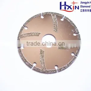 Electroplated Diamond Circular Cutting Blades for Alabaster With Segment Rim thumbnail-1