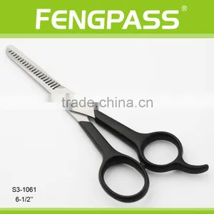 S3-1061 6-1/2" Inch 2CR13 Stainless Steel Blade With ABS Handle Soft And Smooth Working Ability Barber Scissors thumbnail-1