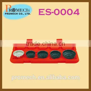 Professional Taiwan 5 Pc Cup Style Oil Filter Wrench Set / Auto Body Repair Tools Kit thumbnail-1
