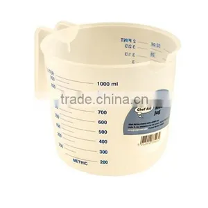 OEM Plastic Kitchen Measuring Jug Cups, Cute Clear Plastic Measuring Jug Cup thumbnail-2