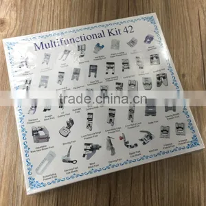 Universal 42 Pcs Prices Sewing Machine Feet Set Mini Sewing Machine Braiding/Blind Stitch/Darnign Foot Kit thumbnail-1