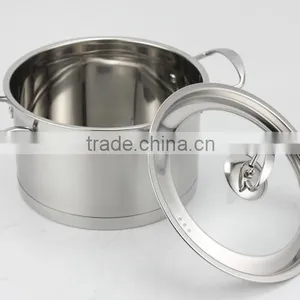 Stainless Steel Stock Pot Milk Pot / Elegant Cookware Set / Cooking Pot thumbnail-5
