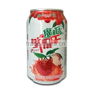 Cheap Price 330ml Can(tinned) Fruit Flavored Soda Drink in China thumbnail-1