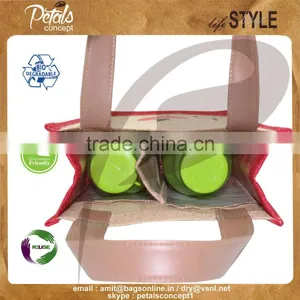 Wine Bag With PU Handle thumbnail-4