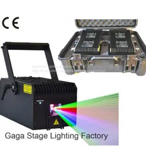 4000MW RGB Multicolor Laser Light Fluent Animation Writing Laser Projector thumbnail-1