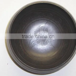 High Quality Handmade in Nepal Healing Meditation Tibetan Singing Bowl thumbnail-3