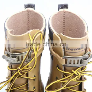 Fashion Latest Lace up Rubber Rain Boots thumbnail-4