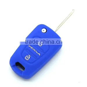 Hot-sale Product Custom 3 Button Smart Remote Key Silicon Cover for Hyundai thumbnail-3