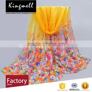2017 Chiffon Silk Scarf for Ladies in Sping and Summer thumbnail-1